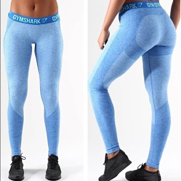 Gymshark Pants - Gymshark Flex Leggings Blueberry SMALL